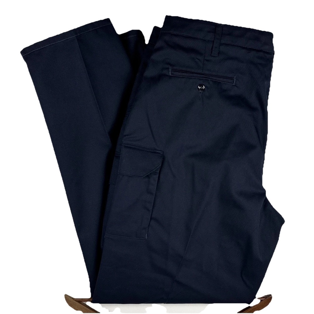 Softwill By‎ Unifirst Cargo Work Pants Men's 44x32 Navy Blue Tactical Work Wear
